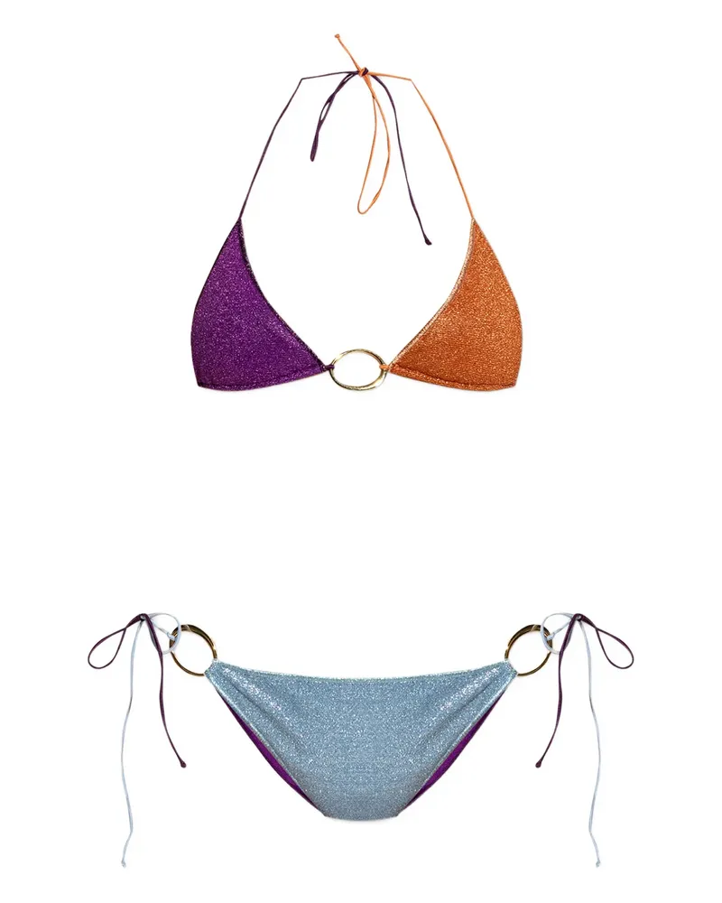 Oséree Glitter-detailing Bikini Purple