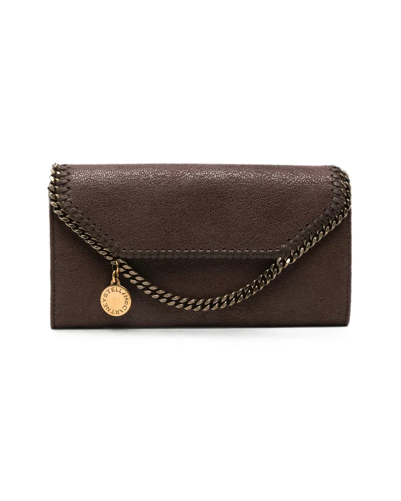Stella McCartney Falabella Wallet-on-chain Clutch Bag Brown