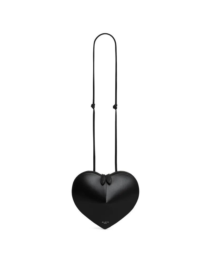 Alaïa Le Coeur Bag In Lux Calfskin Black