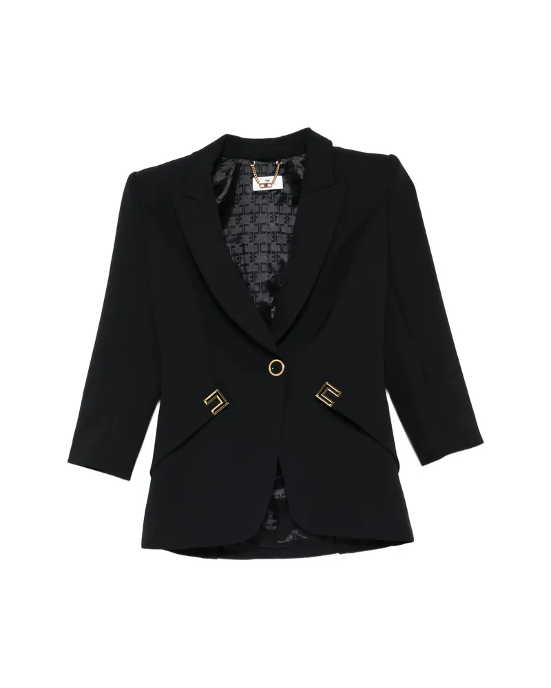 Elisabetta Franchi Single-breasted Blazer Blue