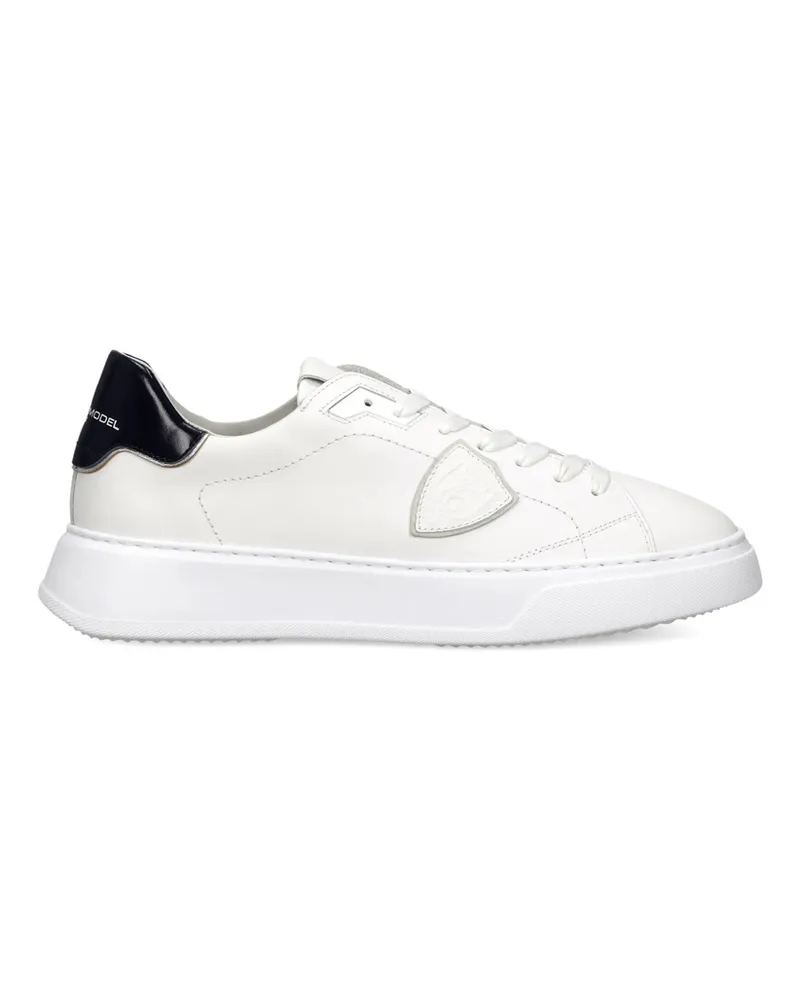 Philippe Model Temple Low Leather Trainers White