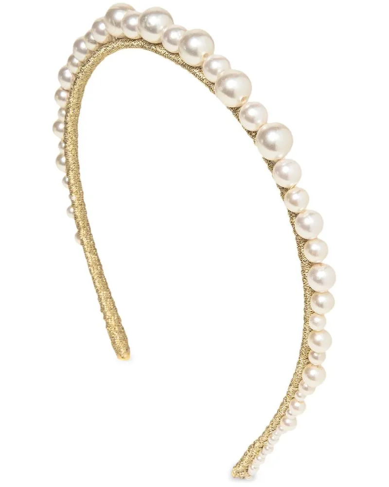 Jennifer Behr Belladonna Headband Gold