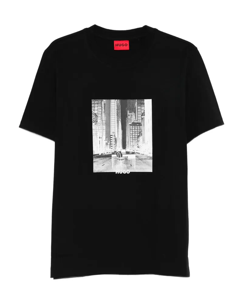HUGO BOSS Graphic T-Shirt Black