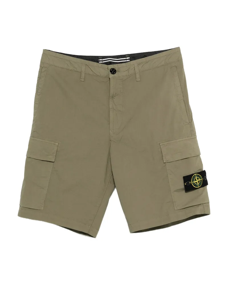 Stone Island Cargo-pockets Shorts Green