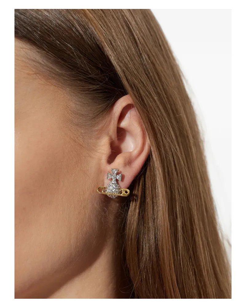Vivienne Westwood Hectorina Orb Earrings Silver