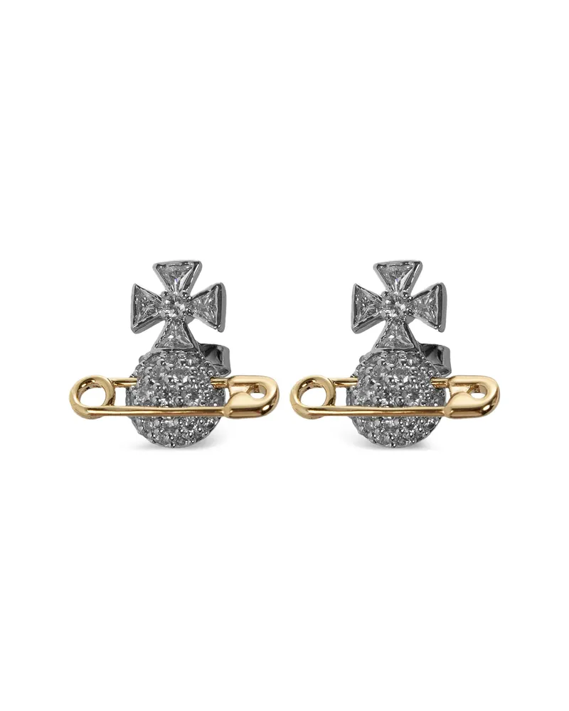 Vivienne Westwood Hectorina Orb Earrings Silver