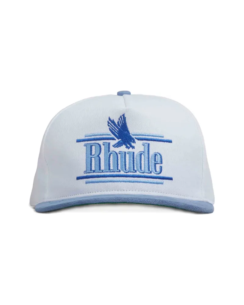 RHUDE Logo-embroidered Cap White