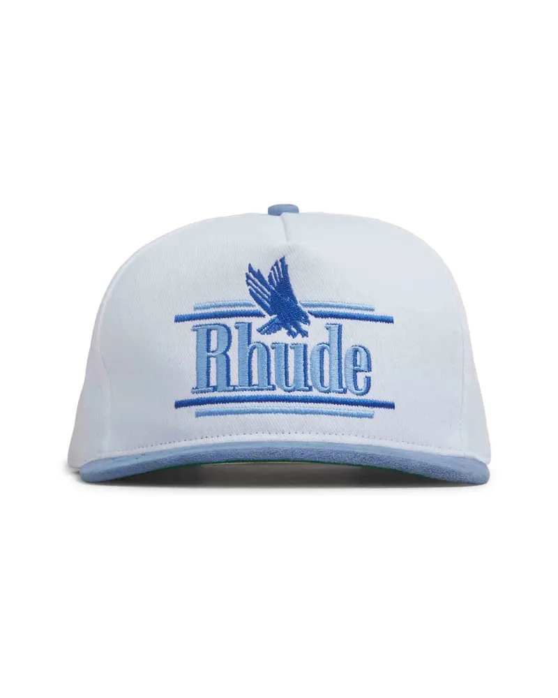 RHUDE Logo-embroidered Cap White