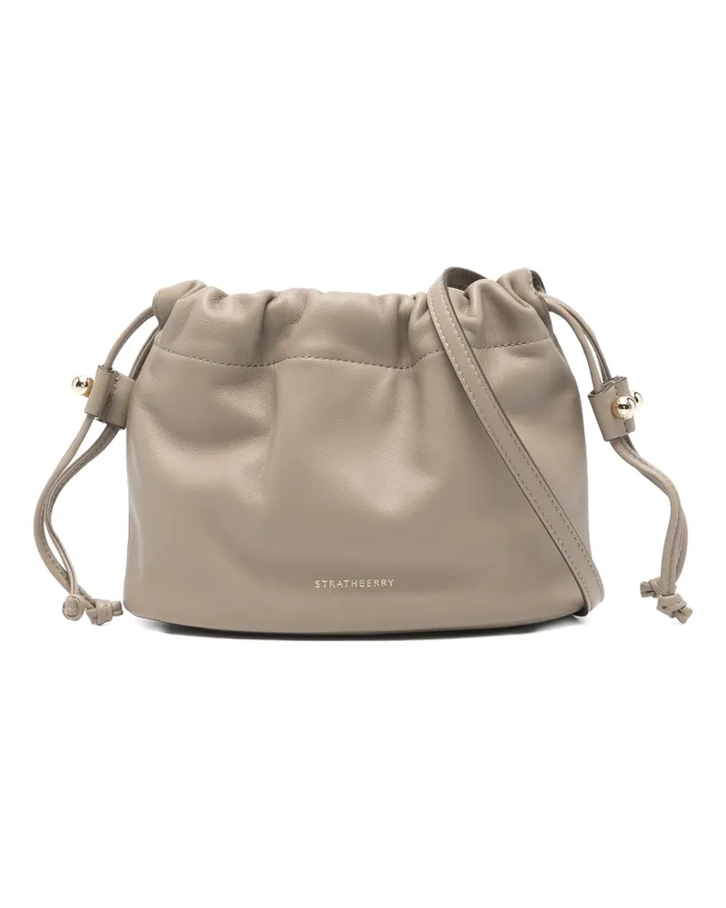 Strathberry Charlotte Clutch Bag Neutrals