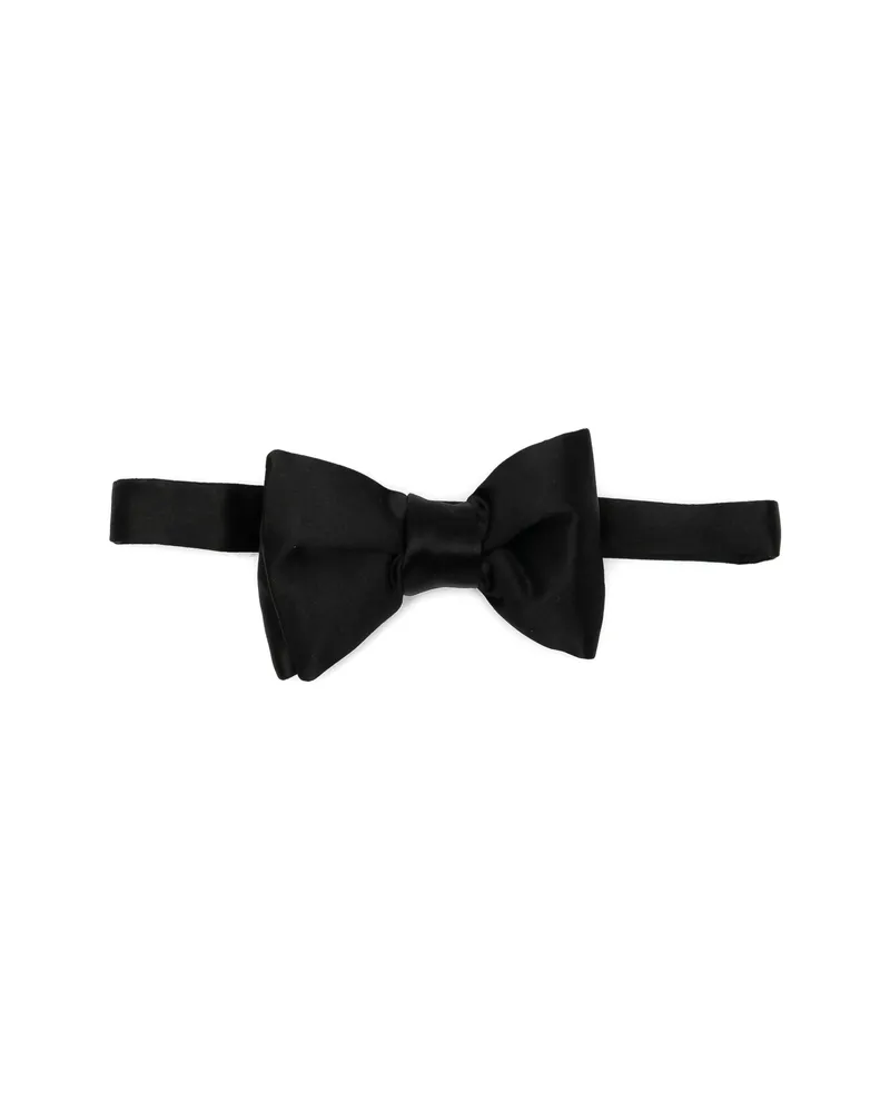 Tom Ford Satin Bow Tie Black