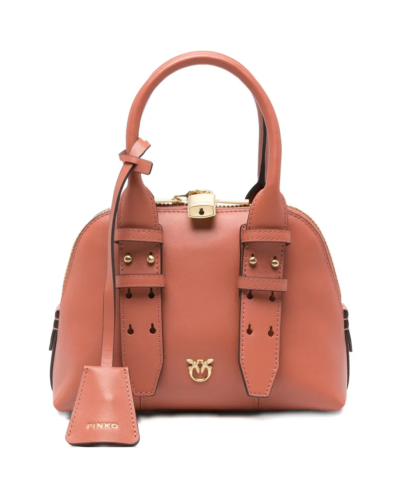 Pinko Buckle-detailing Shoulder Bag Pink