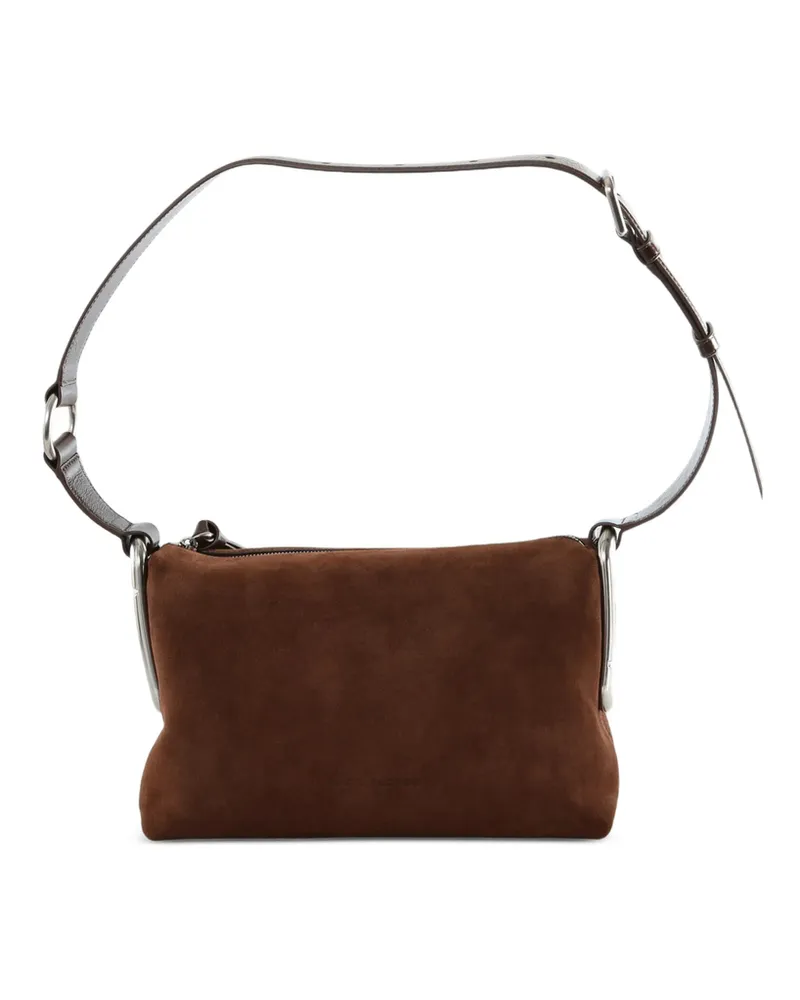 Marc Jacobs Suede Shoulder Bag Brown