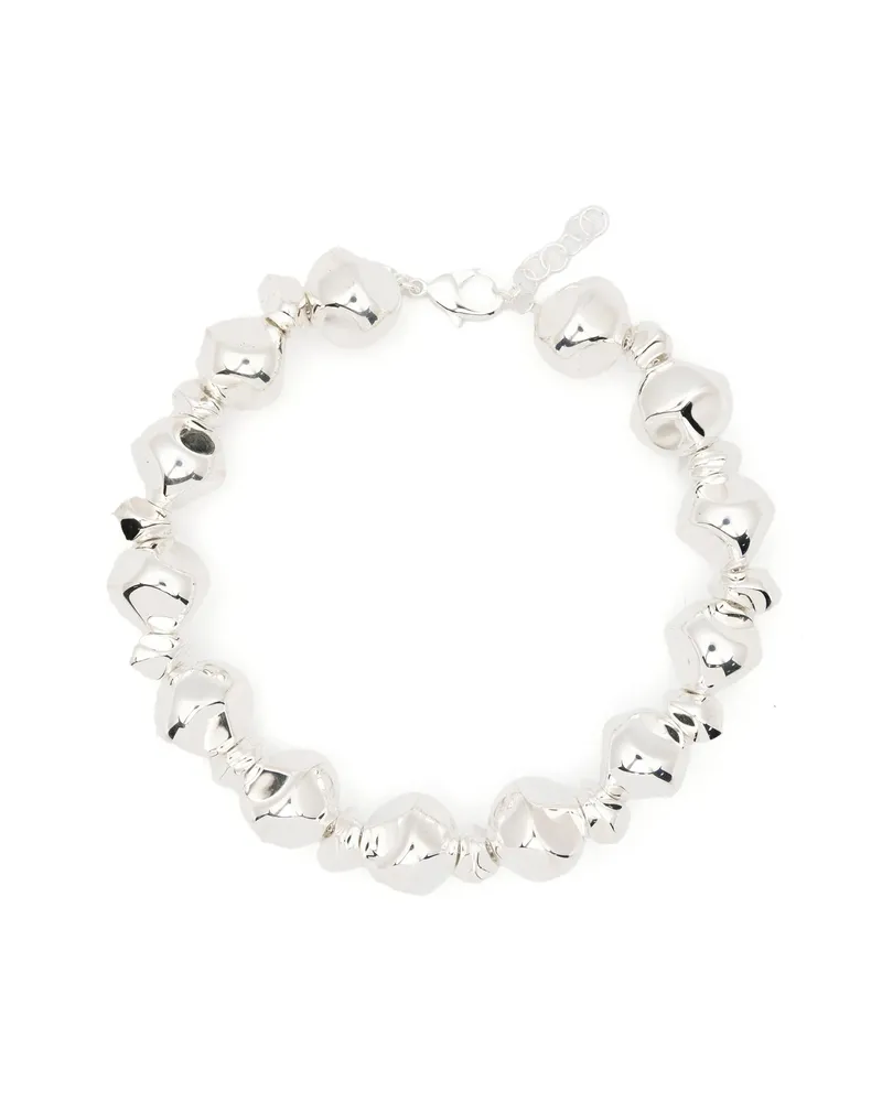 Federica Tosi Sculptural-link Necklace Silver