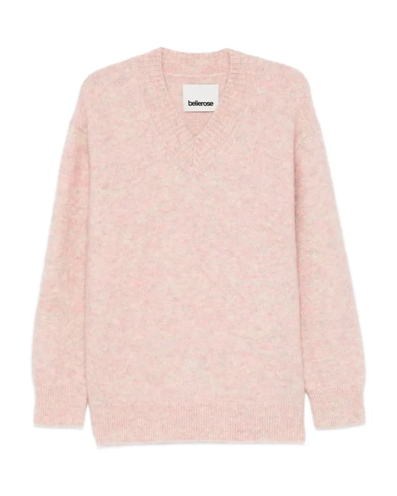 Bellerose V-neck Sweater Pink