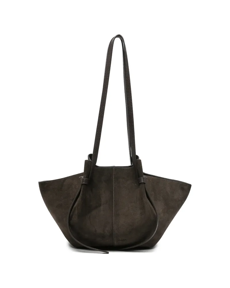 YUZEFI Mochi Leather Shoulder Bag Brown