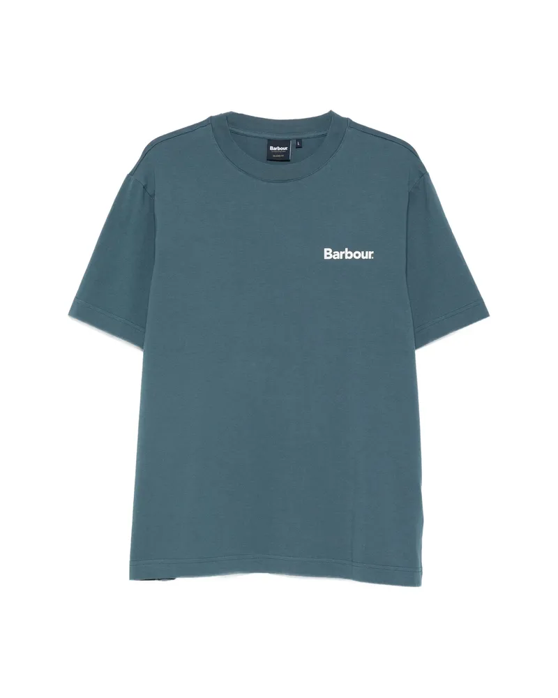 Barbour Packling Logo T-shirt Blue