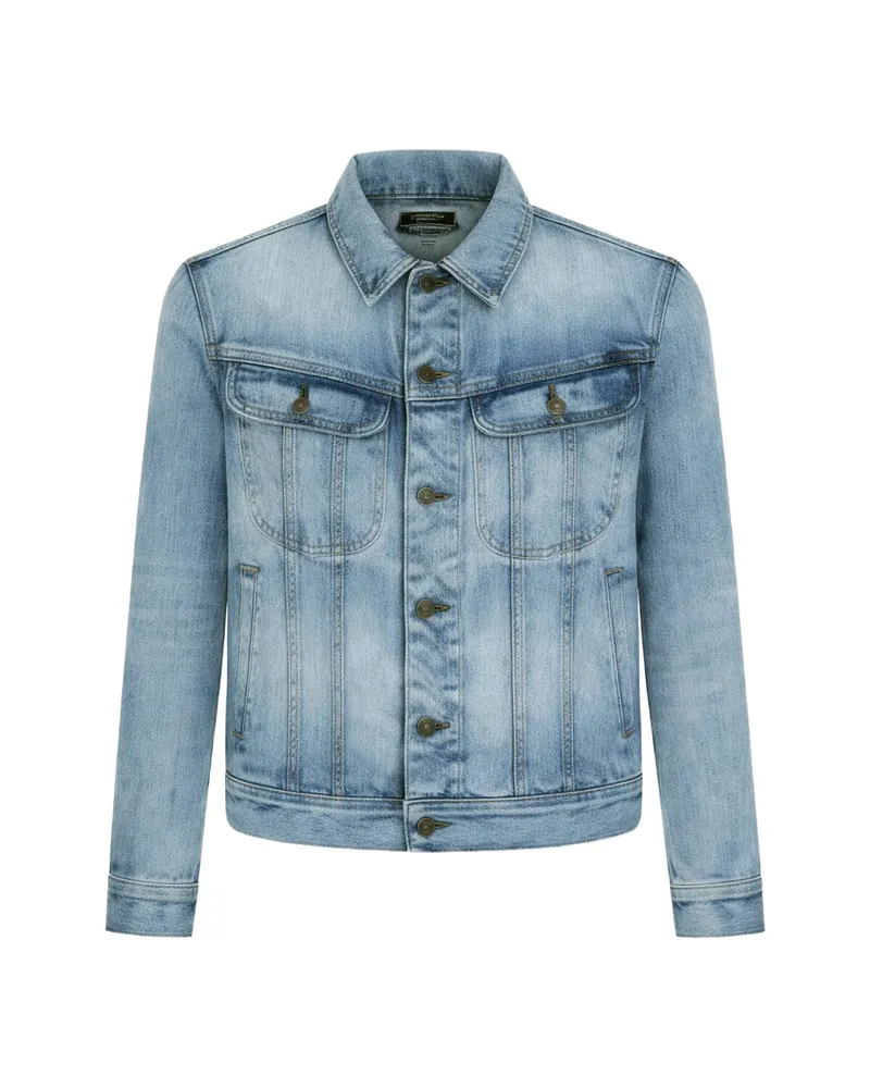 Tom Ford Button-fastening Denim Jacket Blue