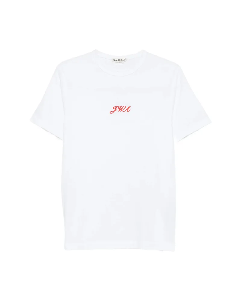 J.W.Anderson Embroidered-logo T-shirt White