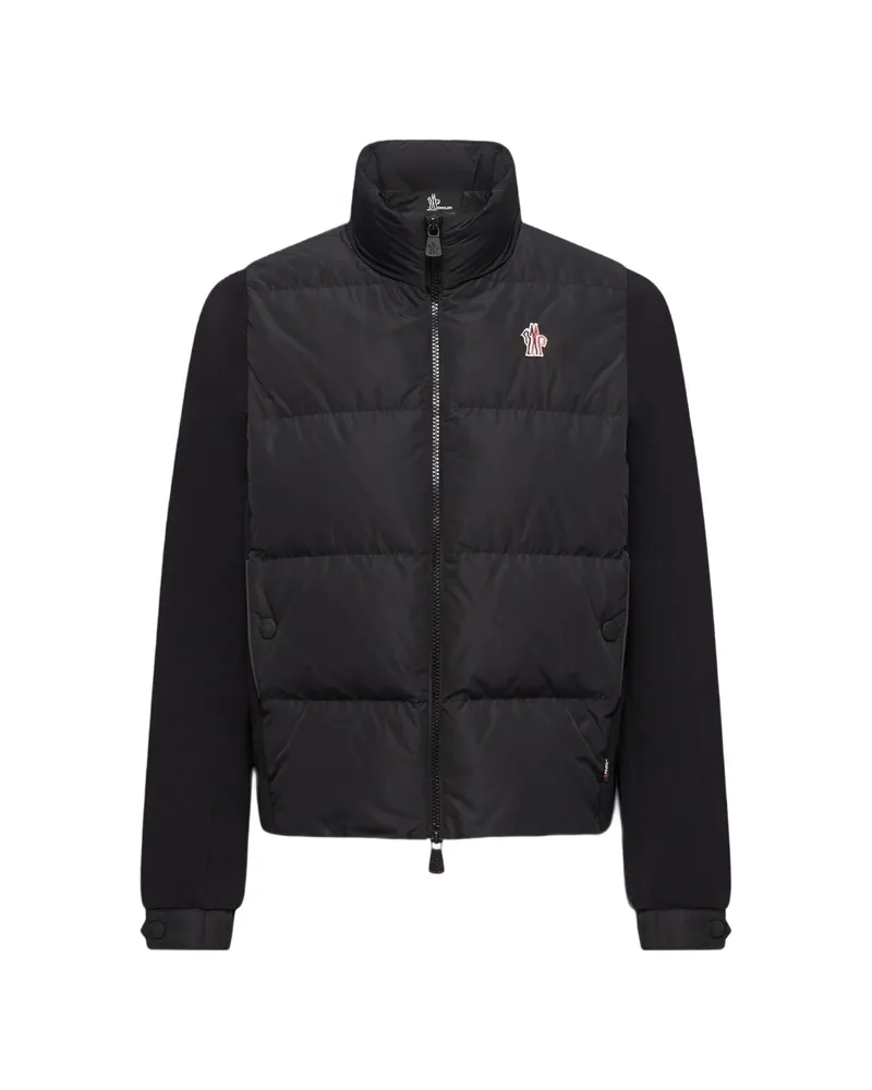 Moncler Quilted Panelled Jacket Black
