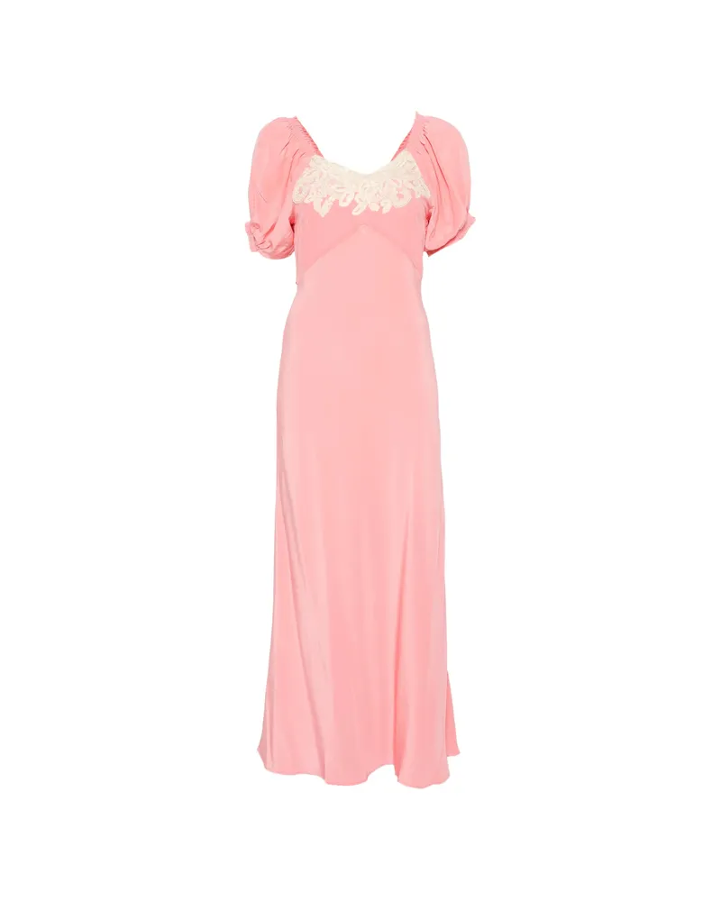 RIXO Ilaria Maxi Dress Pink