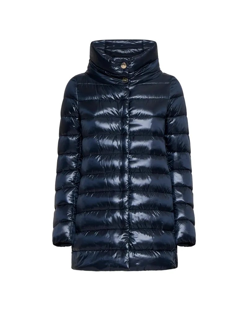 Herno Amelia Quilted High-neck Jacket Blue