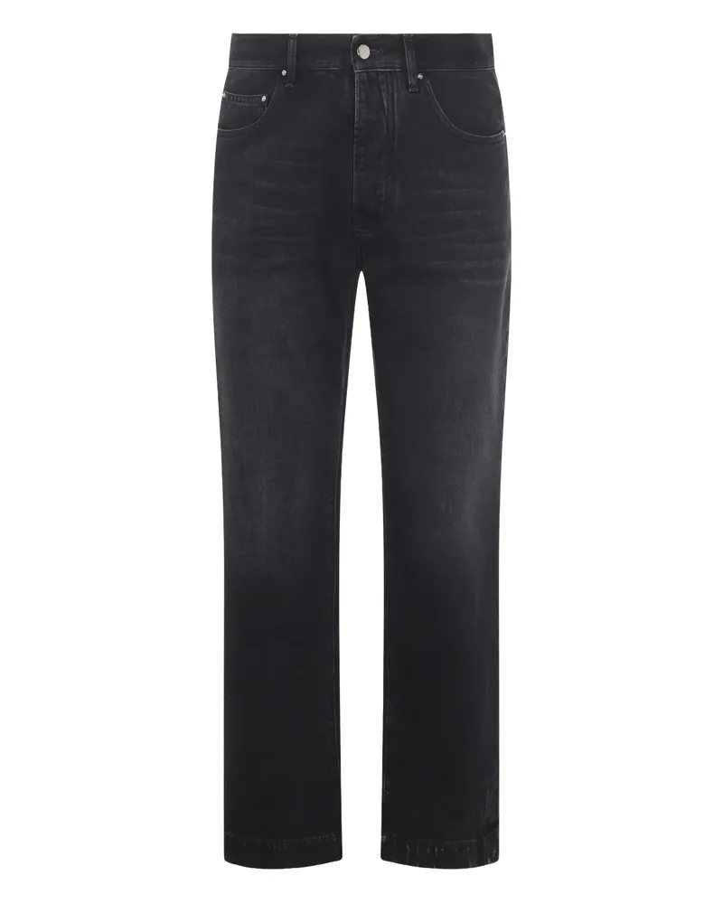 Amiri Whiskering-effect Jeans Black