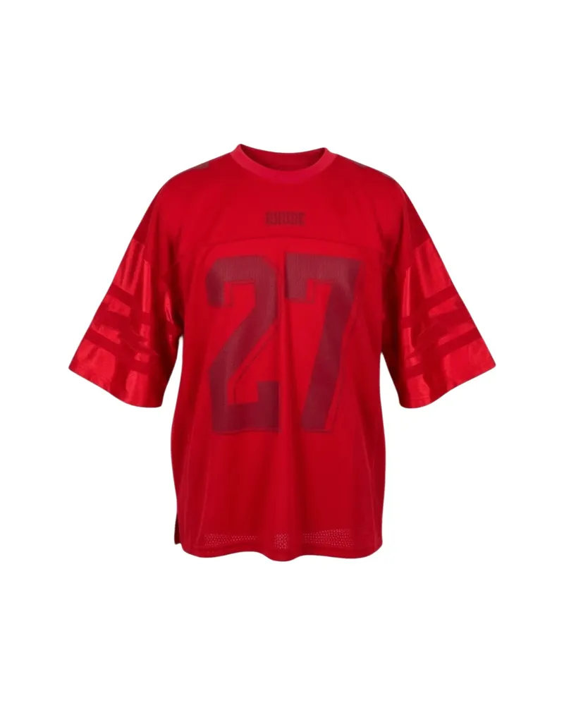 RHUDE Lightning Football Shirt Red