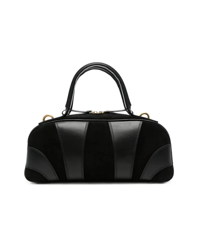 Dries van Noten Leather Tote Bag Black