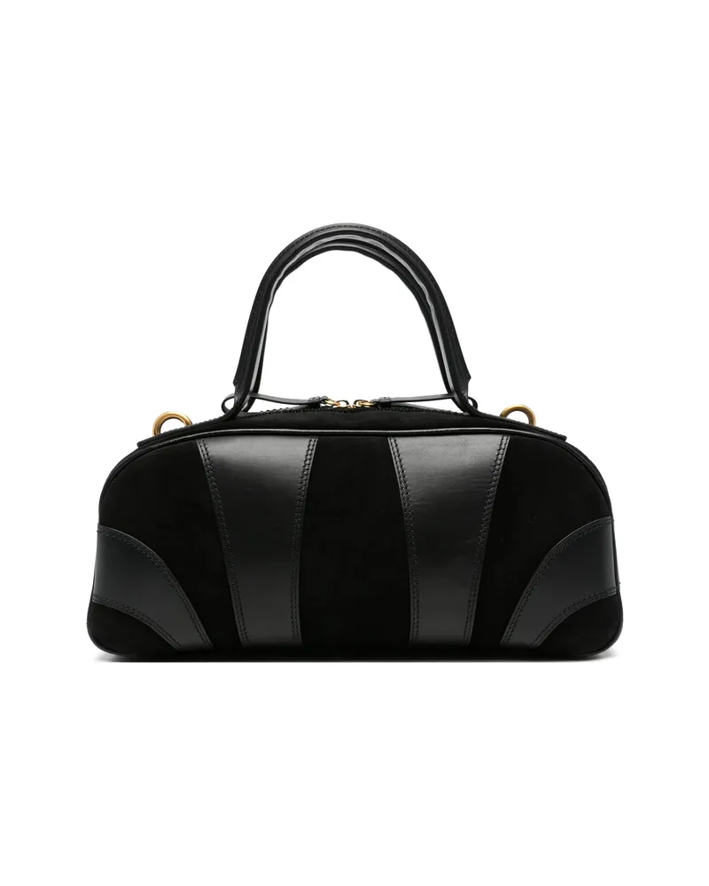 Dries van Noten Leather Tote Bag Black