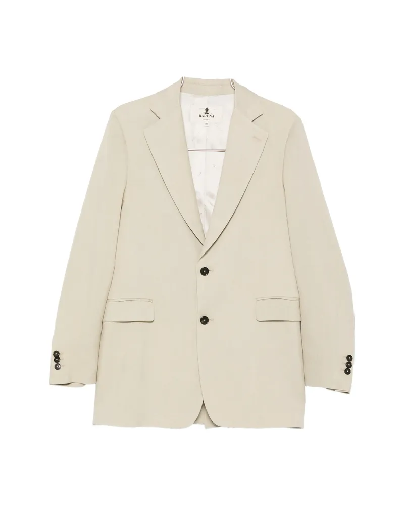 BARENA Buttoned Blazer Neutrals