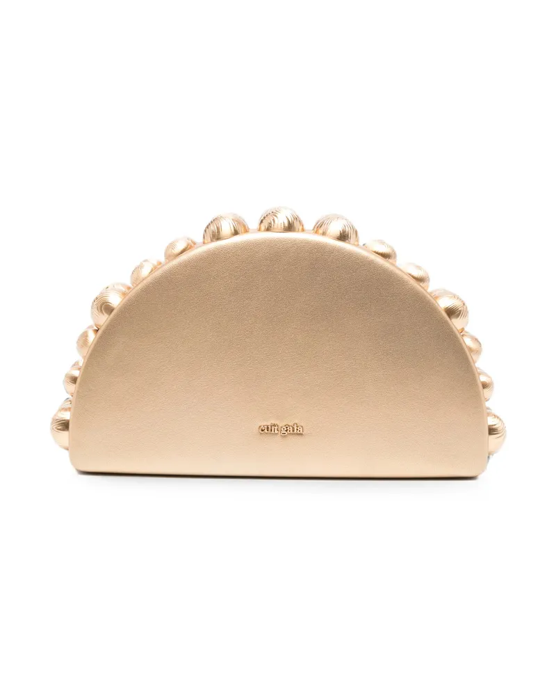 Cult Gaia Gili Clutch Bag Gold