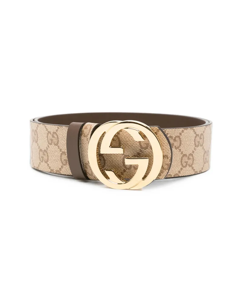 Gucci Blondie GG Supreme Belt Neutrals