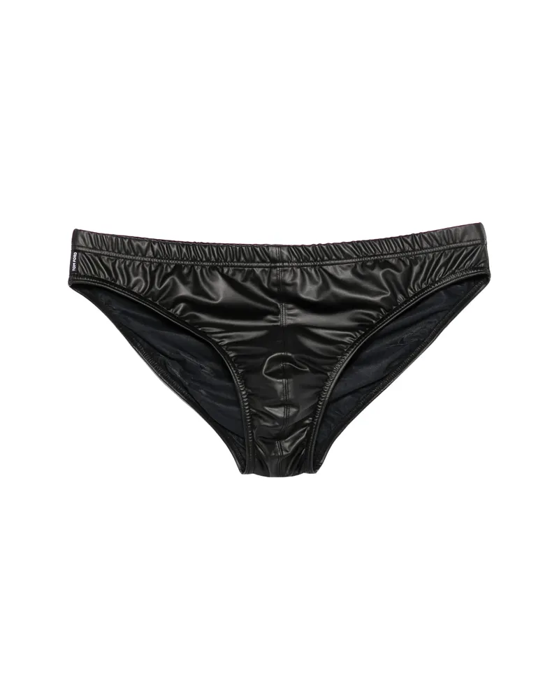 Tom Ford Elasticated Swim Trunks Black