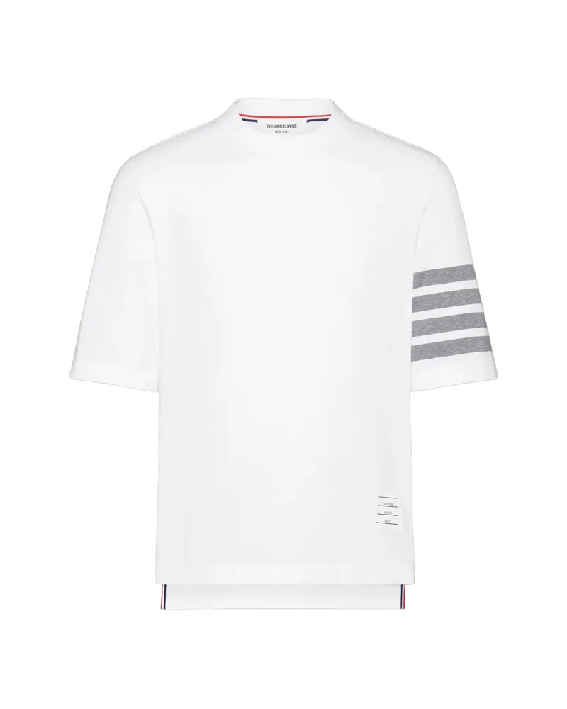 Thom Browne Jersey 4-Bar Short Sleeve T-shirt Blue