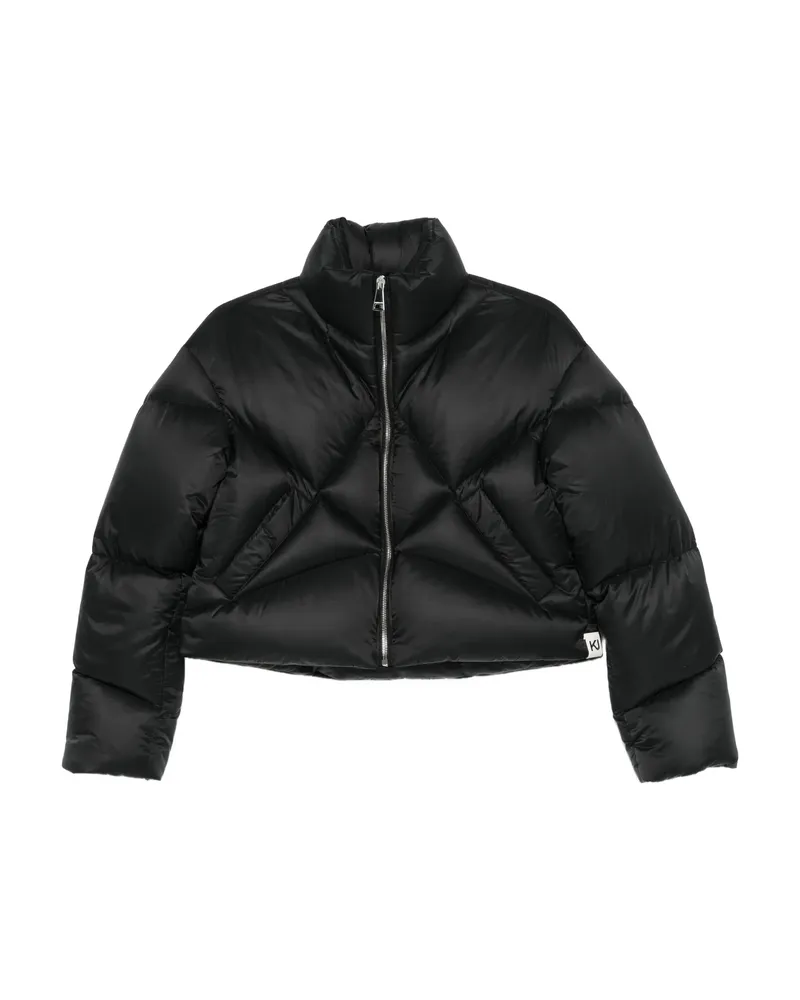 KHRISJOY Quilted Zip-fastening Jacket Black