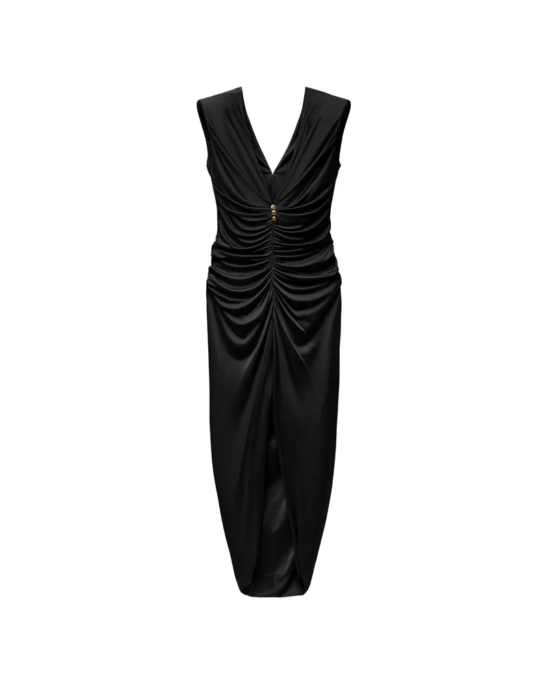 Versace Viscose-jersey Gown Black