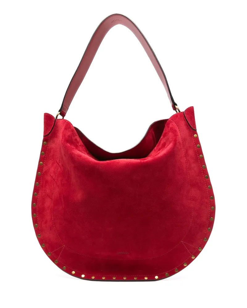 Isabel Marant Oskan Soft Shoulder Bag Red