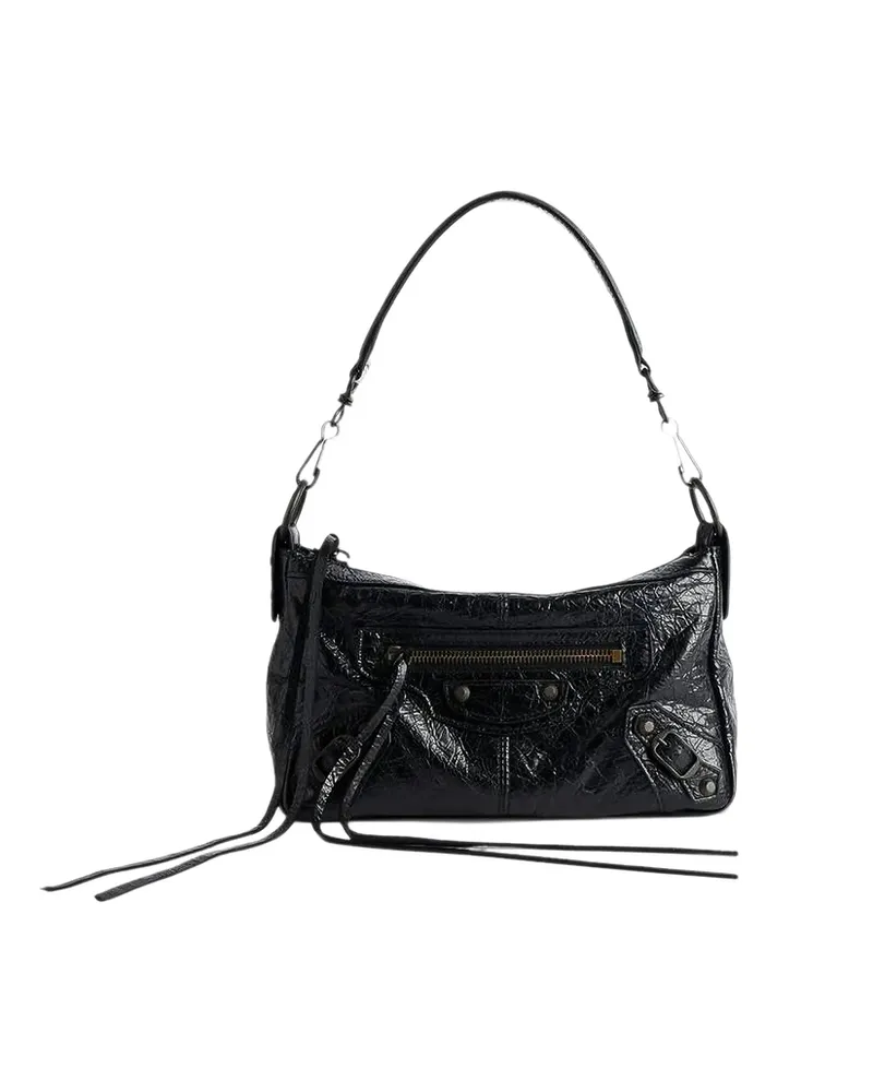 Balenciaga Le City Moto Mini Handbag Black