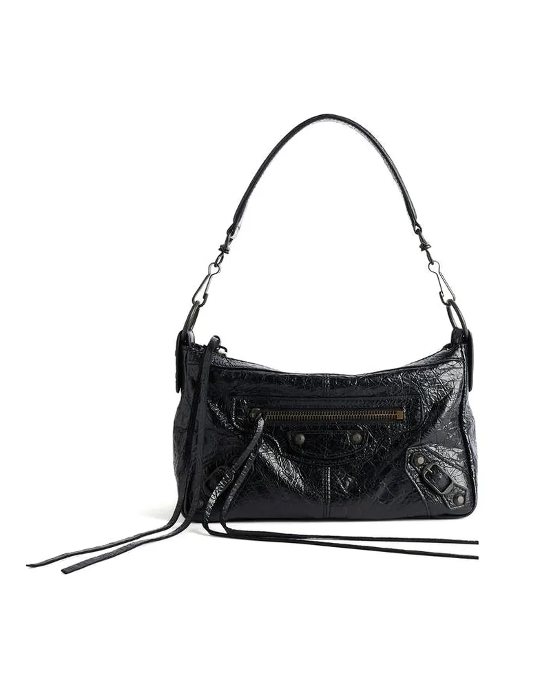 Balenciaga Le City Moto Mini Handbag Black