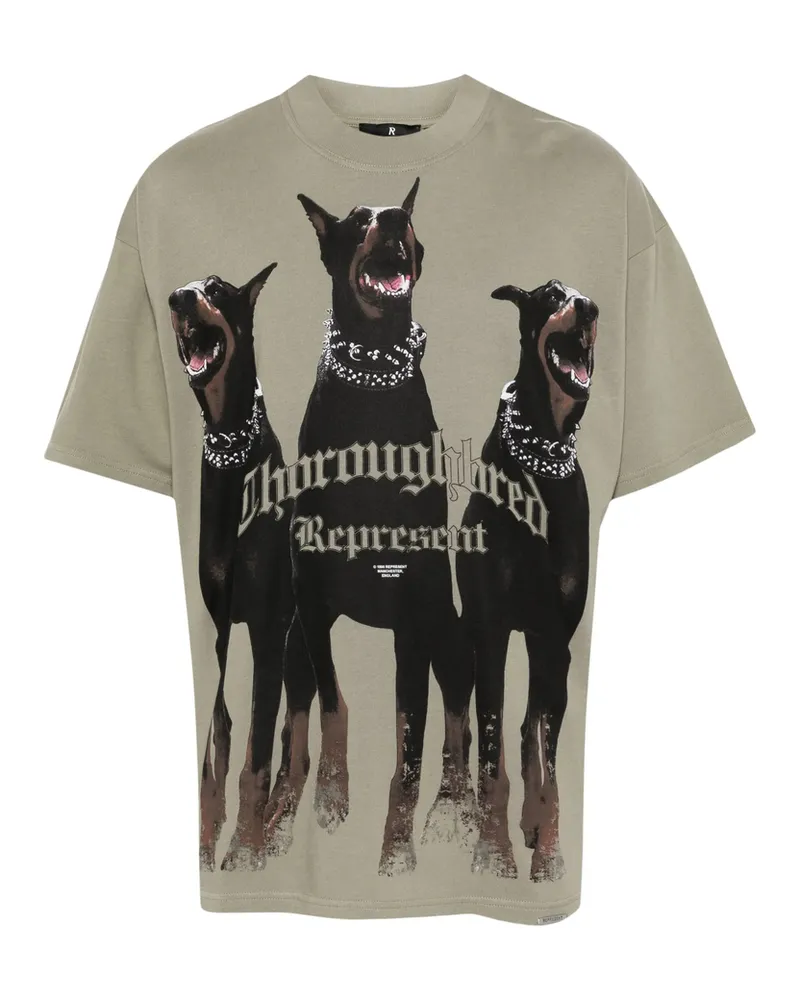 REPRESENT Thoroughbred T-shirt Green