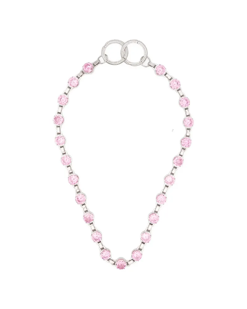 DARKAI Sissy Crystal-embellished Necklace Silver