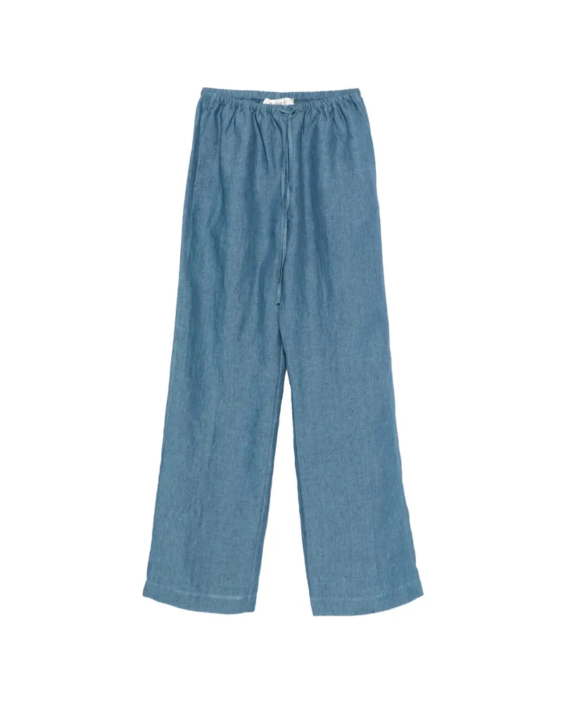 Róhe Drawstring Palazzo Pants Blue