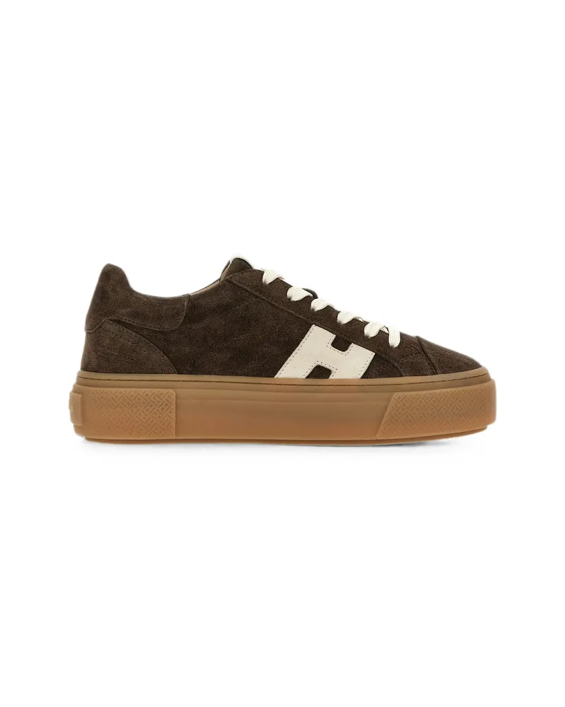 Hogan Crosswind Sneakers Brown