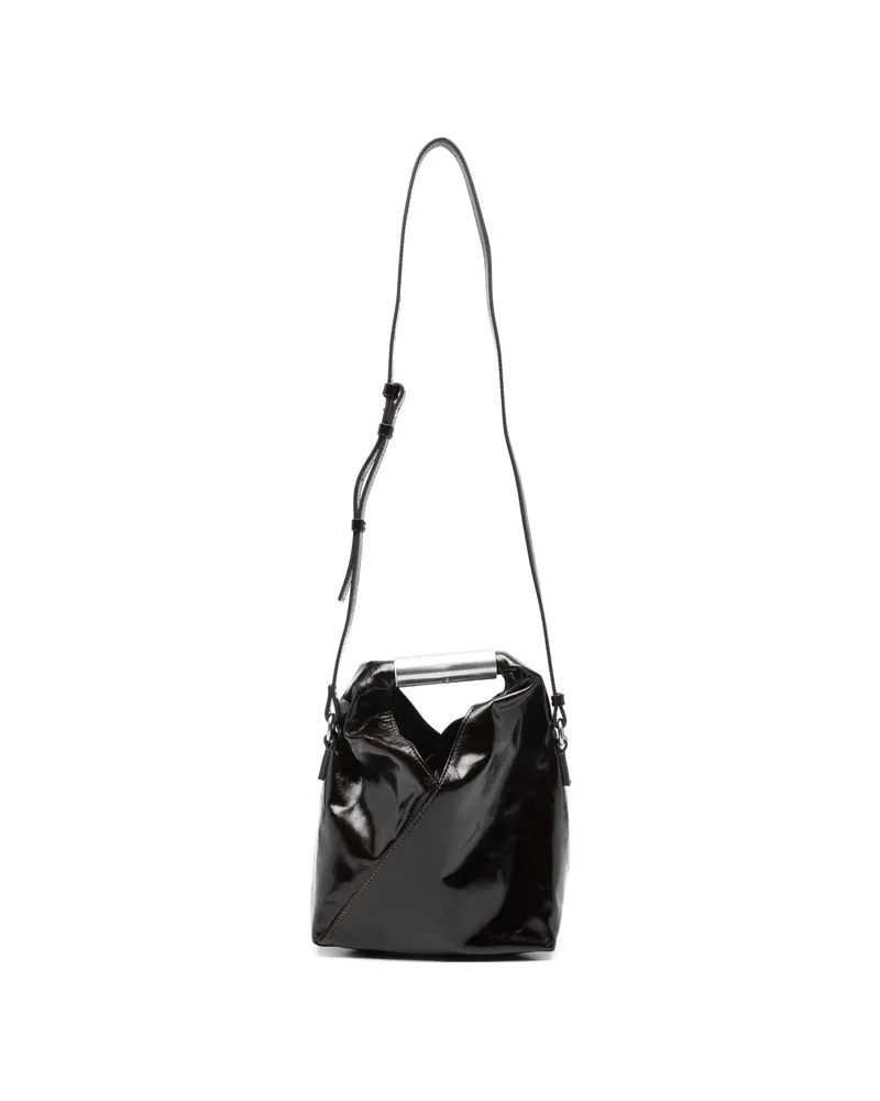 Maison Margiela Japanese Patent Leather Tote Bag Brown