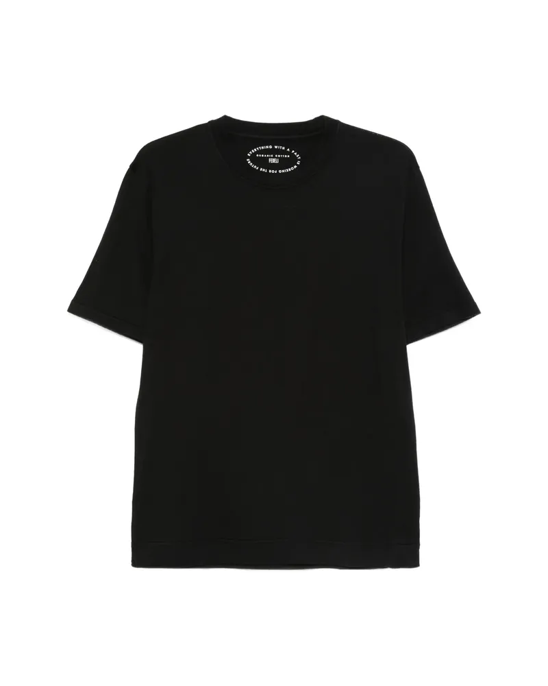 Fedeli Crew-neck T-shirt Black
