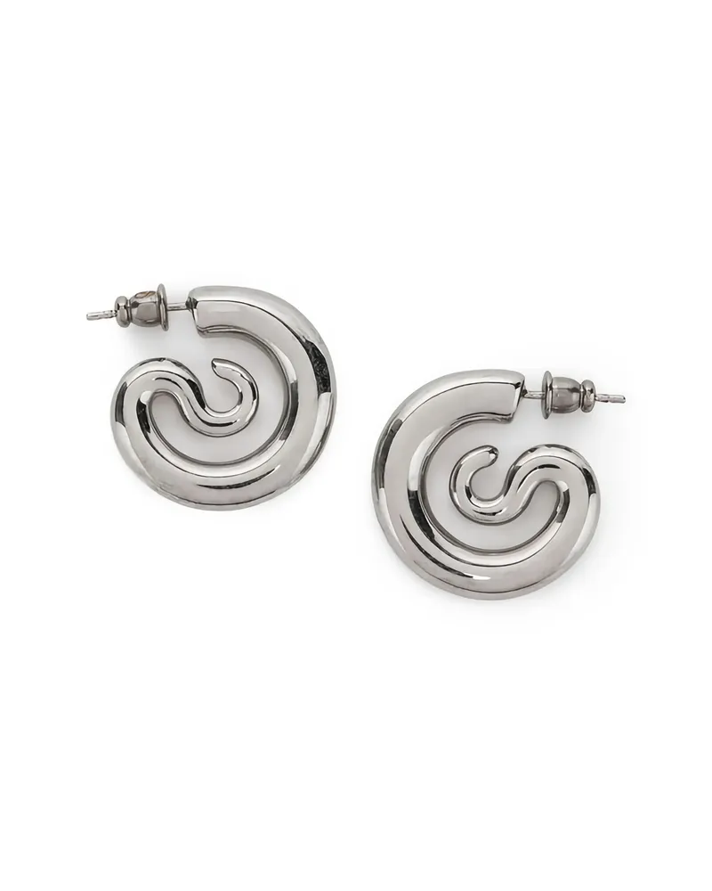 PANCONESI Extra Small Serpent Earrings Silver