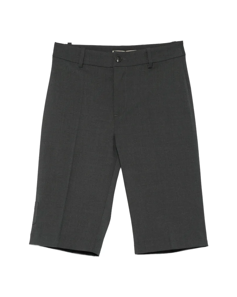 Paloma Wool Marisa Pressed-crease Tailored Shorts Grey