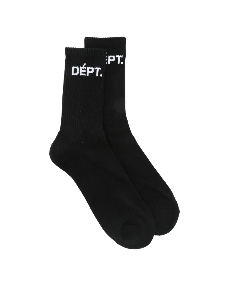 GALLERY DEPT. Logo-detail Socks Black