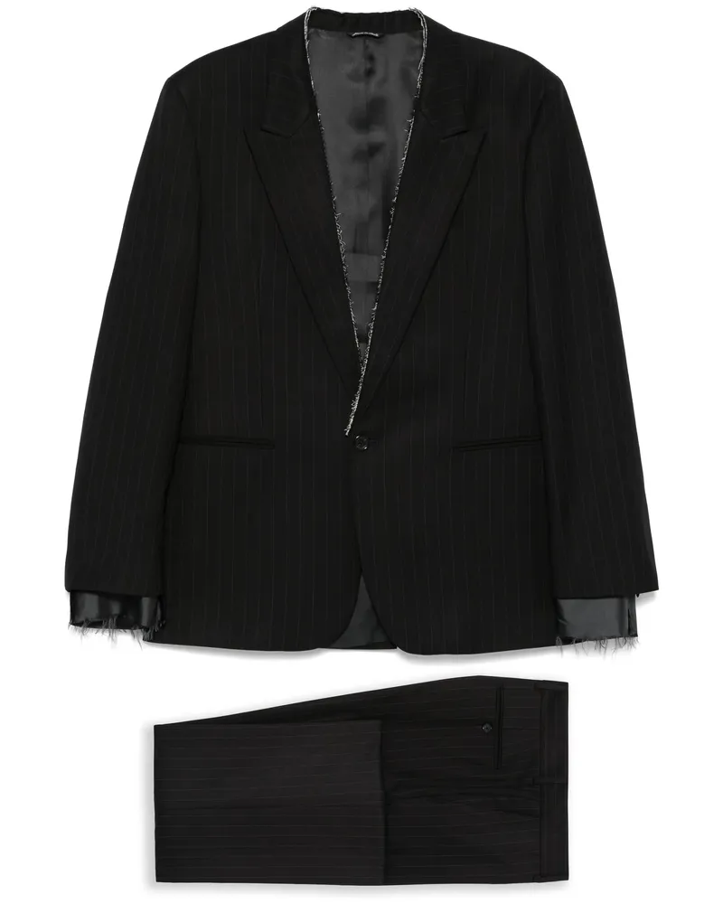 ERALDO Pinstripe Suit Black