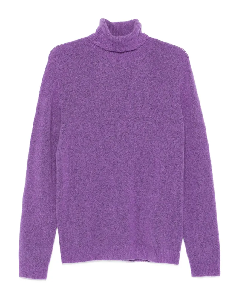 Roberto Collina Turtleneck Sweater Purple